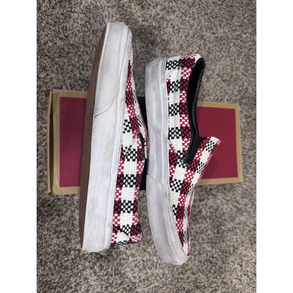 Vans Checker Plaid Slip-On Shoes - Picture 4 of 6
